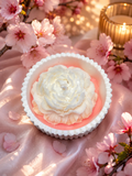 Bougie Cire de Soja – Pot Céramique & Décoration Sakura