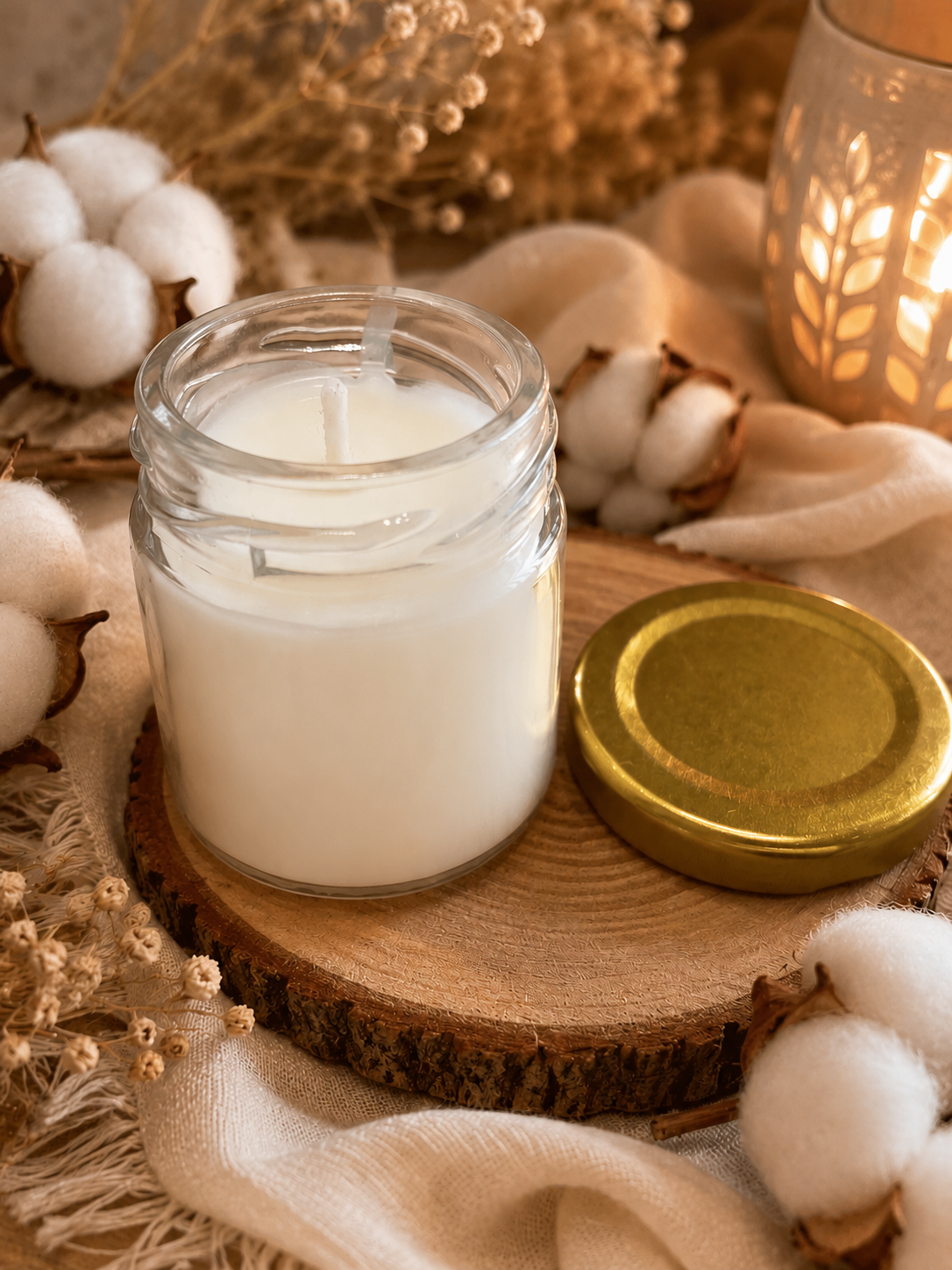 Bougie en Pot — Senteur Fleur de Coton de Grasse