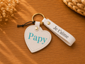 Porte-clefs simili cuir – Papy d'amour je t'aime