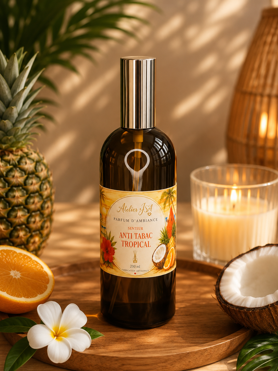 Parfum d'ambiance Anti-tabac Tropical 200 ml