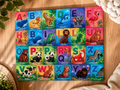 Puzzle en Bois Alphabet Enfant 15x21 cm