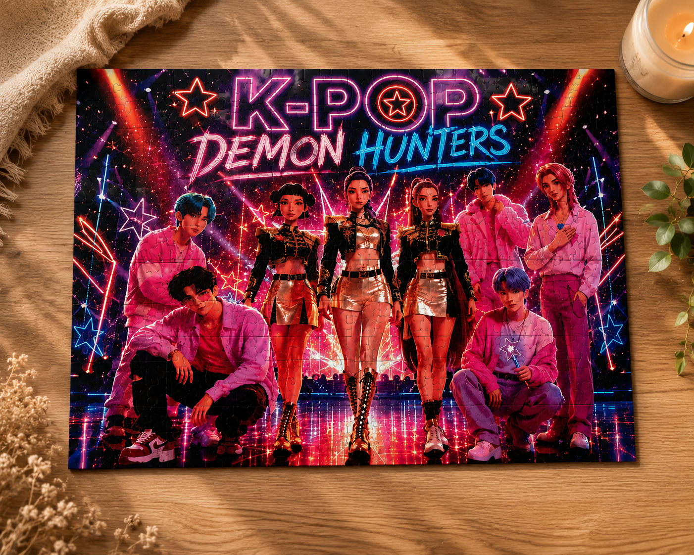 Puzzle en Bois 15x21 cm - Kpop Demon Hunters