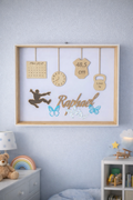 Cadre Naissance en Bois - 100% Personnalisable (Découpe Laser)