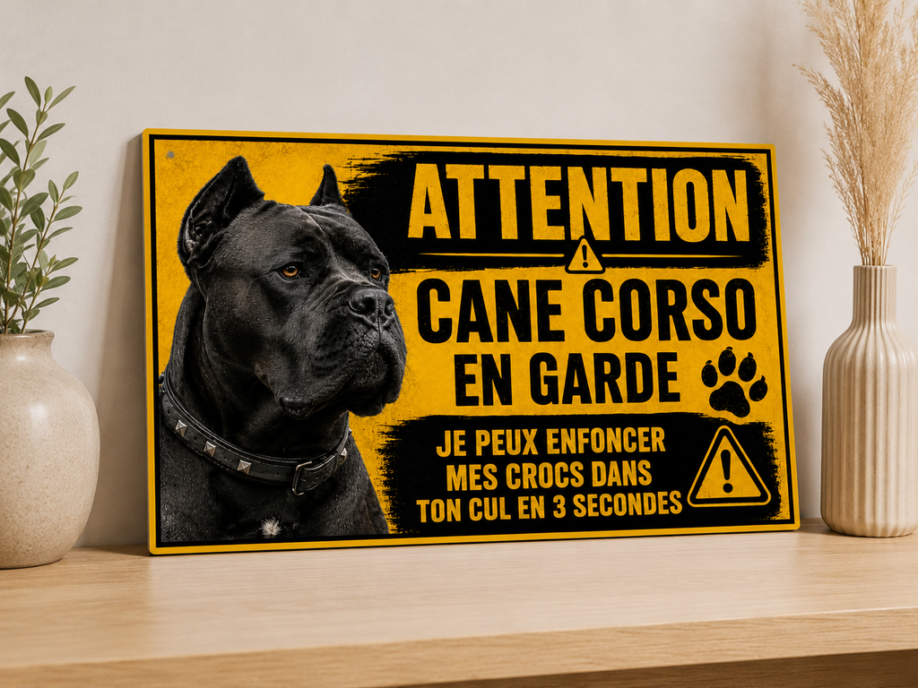Plaque Aluminium 20x30 cm — 100% Personnalisable