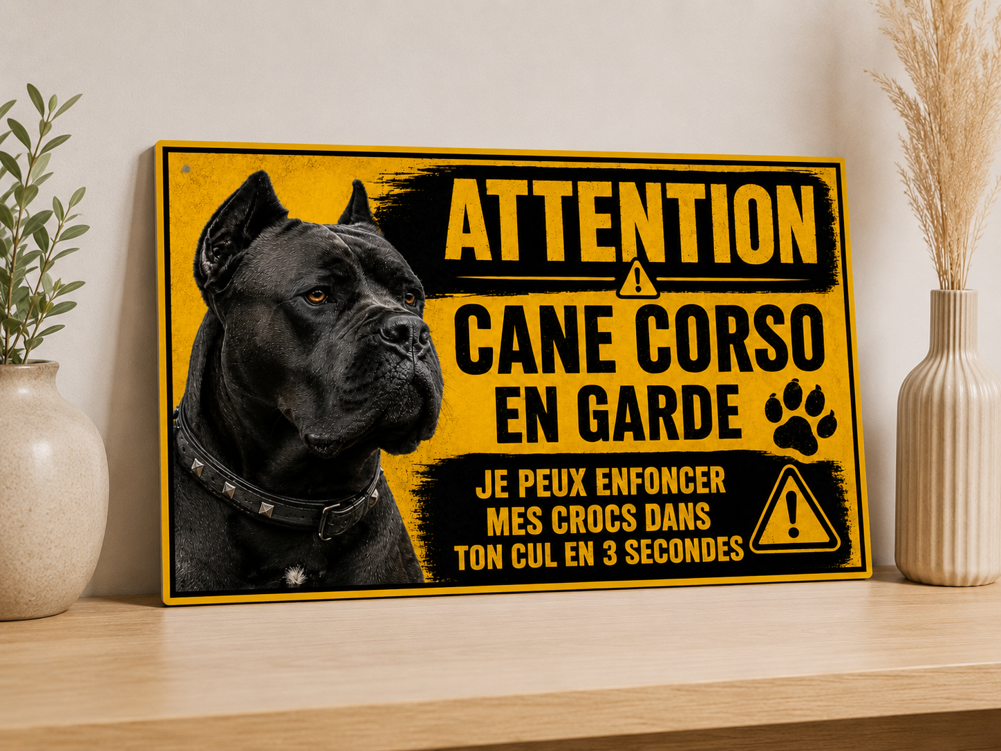 Plaque Aluminium 20x30 cm — 100% Personnalisable