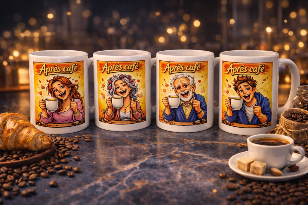 Tasse « Avant / Après Café »