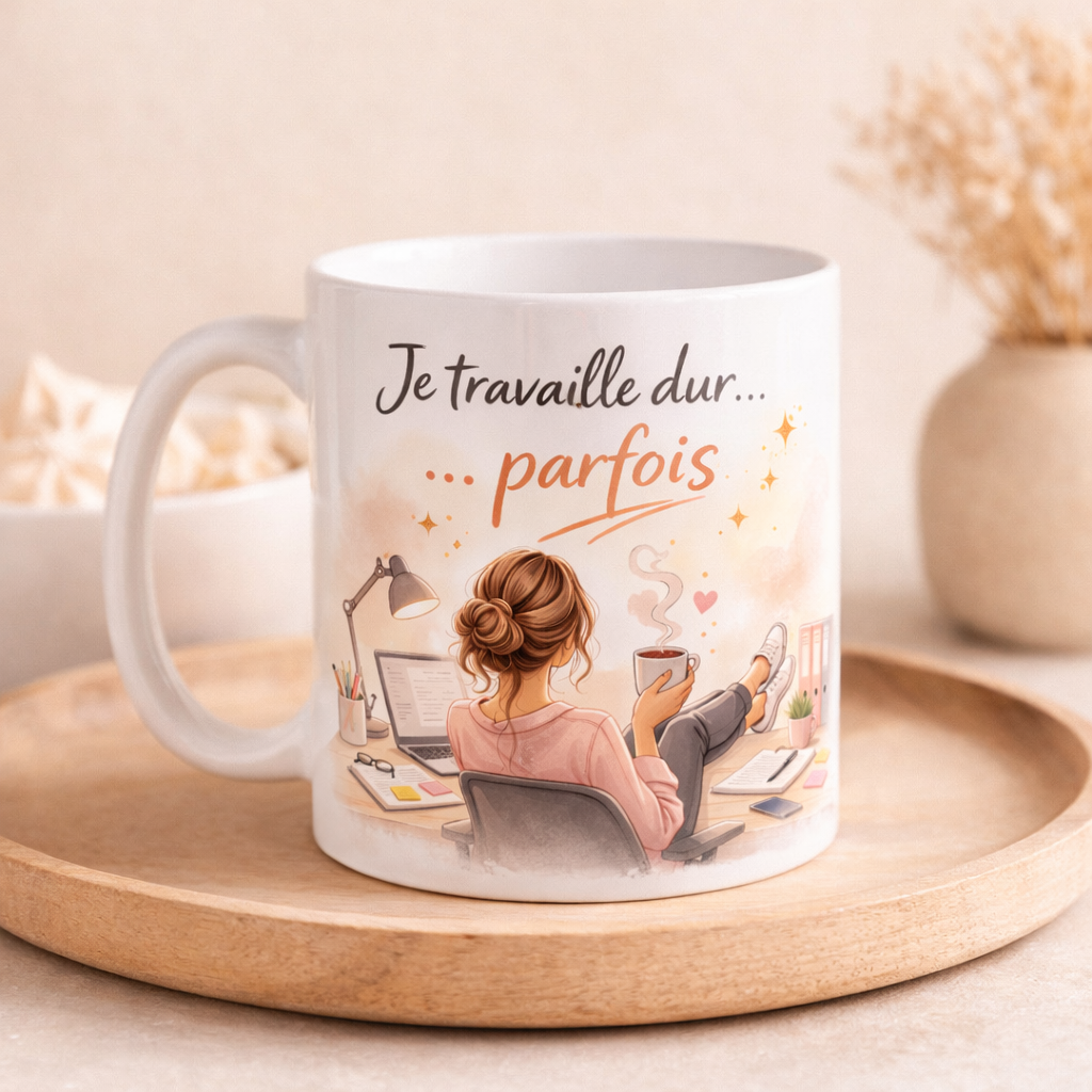 Tasse spéciale collègue 100% personnalisable